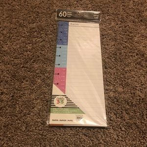 BIG daily hourly 1/2 sheet for BIG happy planner